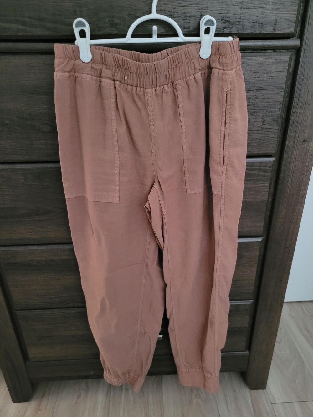 Dusty Rose Elastic Waist Trousers